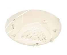 Briloner Leuchten Plafoniera LED 12 W, Bianco, 30 x 30 x 11 cm