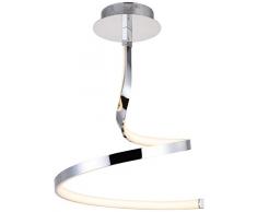 Interfan Plafoniera a LED a forma di Spirale, Grigio