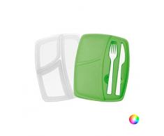 BigBuy Cooking Contenitore per Il Pranzo 19 x 55 x 232 cm Blu