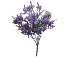 Aufora HF0016B Fiore, pianta Artificiale, Fiori in plastica, Viola, Taglia Unica