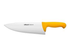 Arcos Serie 2900 - Mannaietta Mannaia da Cucina Coltello Scannare Coltello Macellaio - Lama Acciaio Inossidabile Nitrum 275 mm - Manico Polipropilene Colore Giallo