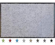 oKu-Tex Zerbino, Poliammide, Argento/Grigio, 60 x 120 x 0,5 cm
