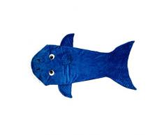 Soleil docre Requin Marine - Plaid in Pile, Taglia Unica, Colore: Blu