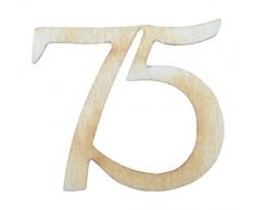 Petra S bastel News a gez1975Â strame decorazione, 40Â x compleanno numero, 19Â mm