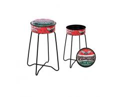 Bigbuy Home Sgabello, Multicolore