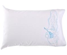 Jack Dempsey - Federa per Cuscino per Bambini, con Bordo Bianco Perlato