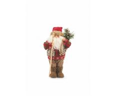 Galileo Casa Natale Pupazzo Babbo, Tessuto, Rosso, 22x15x46 cm