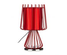 Premier PREM-2501757 Lampada da Tavolo, Ceramica, Rosso