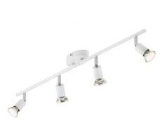 Briloner Leuchten, Faretto LED da soffitto, lampada da soffitto, lampada da soffitto, Spot, Lampada da salotto, soffitto Spot, Lampada per cameretta, soffitto illuminazione, lampada da soffitto di soggiorno camera da letto per la cameretta, orientabile