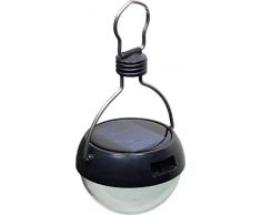 PowerPlus Canguro lampada da giardino a energia solare, in acrilico, colore: nero