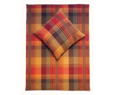 Fleuresse Letto wsche 5991 â 4 Squares, Batista Tessuto colorato, 155 x 220 cm, 100% Cotone, Mattoni