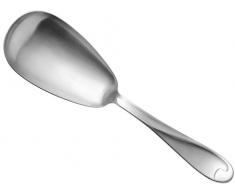 Piazza 5051 Cucchiaion Satin/Orn26 Utensili da Cucina, Acciaio Inossidabile, Grigio