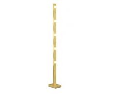 Trio Leuchten Lampada da terra, metallo, integrato, 3.5Â W, goldfarbig, 19Â x 13Â x 140Â cm