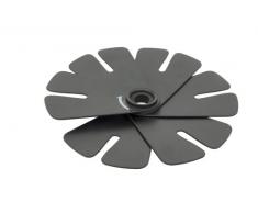 Bredemeijer Porta Bicchieri Pieghevole per Vino e Supporto per Bottiglia, Polipropilene, Nero, 42x185x270