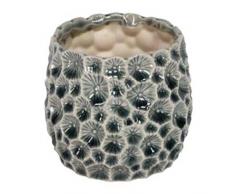 Gisela Graham - Coprivaso in ceramica, misura piccola, colore: Grigio