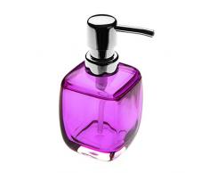 VERSA Dosatore Acrilico Trasparente Lilla Supporti per Utensili da Cucina, Unico