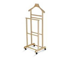 Domopak Living Indossatore Servomuto, Legno, Marrone, 36 x 47 x 104 cm