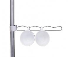 Wenko Porta Tazze, Cromato, Argento, 31Â x 9.5Â x 3.5Â cm