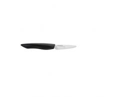 Kyocera FZ075WHBKEU Coltello Shin in Ceramica Bianca, Nero, Lama 7,5 cm