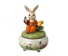 Goebel Ostern Statuetta Coniglietto Pasquale, Porcellana, Multicolore, 11.50x11.50x17 cm