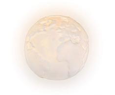 moses. Fernweh - Mappamondo a LED con funzione timer, luce bianca calda