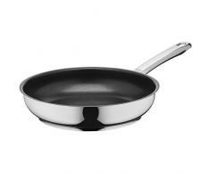 Silit 2110301769 Padella con Manico, Inossidabile con Rivestimento Antiaderente in Silicone a 3 Strati, Acciaio Inox