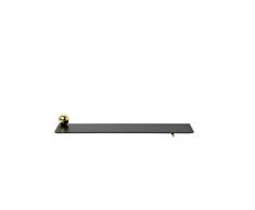 Ferm Living Flying Shelf Sphere Scaffale, Metallo, Nero, 60cm