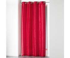 Douceur dâIntérieur - Tenda con occhielli, in poliestere, dimensioni: 140 x 240 cm, ceramica, rosso, 140x1x240 cm