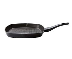 PRESTIGE Thermo Smart 28cm Induction Non-Stick Grillpan Padella Antiaderente, Alluminio