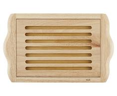 HOME 8901100 Tagliere Pane in Legno Cm24X41 Utensili da Cucina, Assortiti