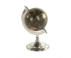 Sphère 009818 - Mappamondo in Metallo, 23 x 16 cm, Colore: Nero