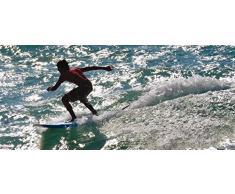 AG Design - Photo Wall Mural - Non Tessuto - Serfing - Foto Sfondo - Poster Gigante con Parete - 202 x 90 cm - 1 Parte - FTNH 2718