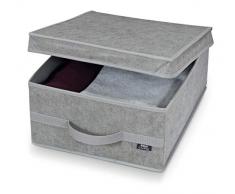 Domopak Living Scatola Guardaroba, Grigio, 35x45x18