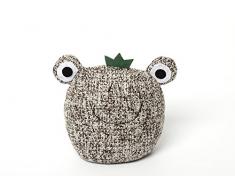 HEITMANN DECO - Fermaporta a Forma di Rana, in Tessuto, Tessuto, Marrone, Taglia Unica