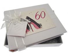 Bianco Carte Cotone 60 Â° Album di Foto Piccola con Il Testo Inglese Scarpe 2