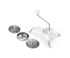 Metaltex Italia 165175 Grattugia Julienne, Alluminio, Grigio