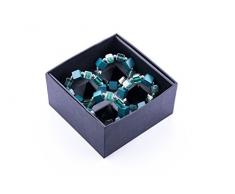 LegendArte LH-037 Allacciatovaglioli Anelli Portatovaglioli Gioiello, Metallo, Alzavola, 14x14x7 cm, 4 unitÃ