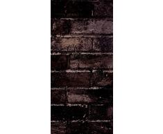 ID PeelitStickit-030 60 x 130 cm, Colore: Rosso Effetto Muro di Mattoni in Stile, di Alta qualitÃ , Carta da Parati, in Vinile, da Parete