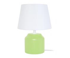 Tosel 65282Â lampada comodino, 1Â Luce, legno, E14, 40Â W, Verde, 16Â x 24Â cm