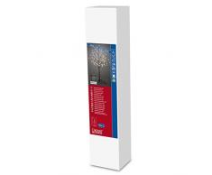 Konstsmide 3377-600 - Albero di natale con luci LED, 100 cm, con 96 diodi rotondi a luce bianca calda, 24 V, cavo marrone