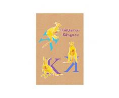 Komar Quadro da Parete ABC Animal K Poster Immagine Soggiorno Camera da Letto Decorazione Stampa Stampa Senza Cornice Disponibile in Tre Misure, Multicolore, P036K-30x40