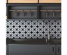 Adesivi Piastrelle Adesive - Adesivo Piastrelle di Cemento - Decorazione Murale Adesivi Tessere per Bagno e Cucina - Piastrelle di Cemento Adesivo da Parete - 20 x 20 cm - 9 Pezzi