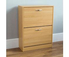 Vida Designs - Scarpiera con 2 cassetti