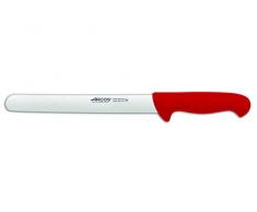 Arcos 294922 Coltello Prosciutto, Acciaio Inossidabile, Rosso, 250 mm