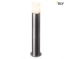 SLV ROX ACRYL 90 - Lampada a stelo a LED per esterni, in acciaio INOX 316, 3000 K, IP44, 12 W, colore: Argento