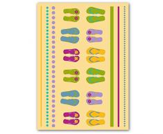 Dyckhoff 0847748800Â Partner di Telo da Spiaggia, Cotone, Giallo, 195Â x 140Â cm