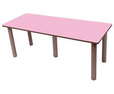 Mobeduc Ala Tavolo per bambini, in legno 150 x 45 cm, talla 3 Haya y rosa
