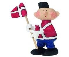 Rikki Tikki 1041202 - Soprammobile a Forma di Ragazzo con la Bandiera, Serie Celebration