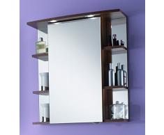 Simply Chelsea Armadio con Specchio, Corpo in truciolato, Prugna, 24 x 66,8 x 70,4 cm