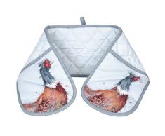 Wrendale Fagiano Doppio Guanto da Forno, Multicolore
